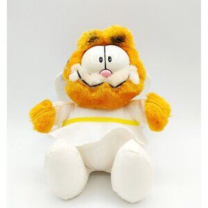 Vintage Garfield Angel 1978 1983 Christmas Plush Stuffed Animal Classic VTG Cat